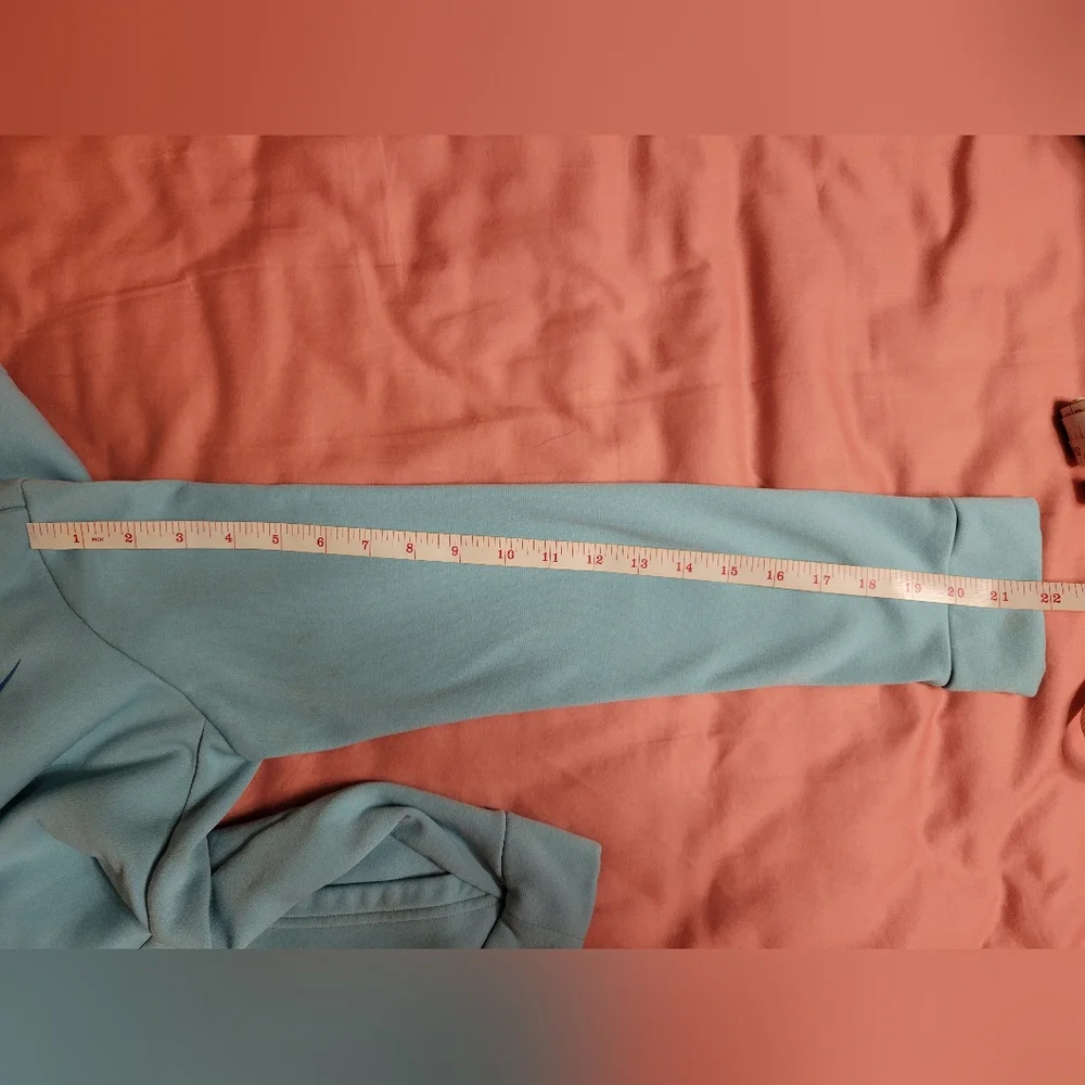 Nike full zip‎ Dri Fit mint Hoodie with Pockets size youth Large